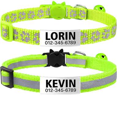 embroidered cat collars